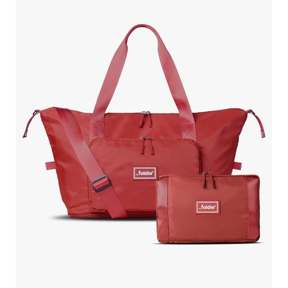 The Foldie 3.0 Travel Bag 
Large Red New Foldable Expandable Duffel Unisex